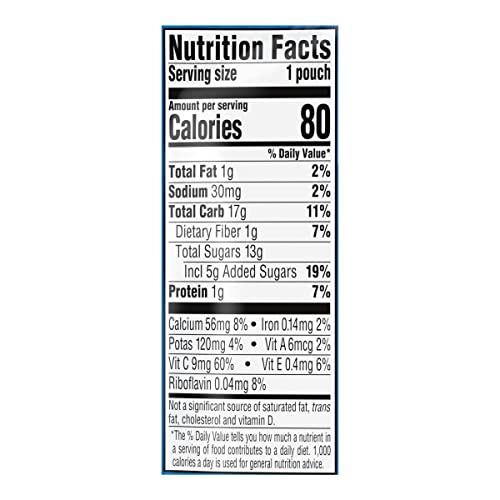Gerber Baby Food Pouches, Toddler 12+ Months, Fruit & Yogurt Very Berry, 3.5 Ounce (Pack of 12)
