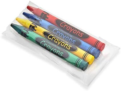 CrayonKing 250 Sets of 4-Packs (1000 Bulk Crayons) – Non-Toxic, Individually Wrapped, Perfect for Parties, Restaurants, Classrooms & More