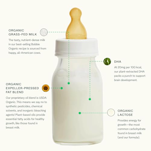 Organic Combo Feeding Kit, Infant Formula, Milk Based Powder with Iron, DHA and Vitamin D & 100% Lactose (14.1 oz), Organic Baby Vitamin D Drops 400 IU (0.3 fl oz) Newborn Baby-12 Months Old