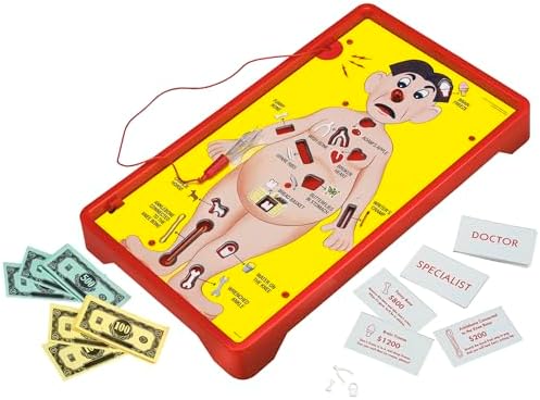 Operation Electronic Board Game, Family Games for Kids Ages 6+, Kids Board Games for 1+ Players, Funny Games for Kids, Kids Gifts (Amazon Exclusive)