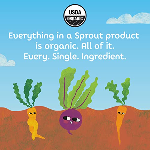 Sprout Organic Baby Food Pouches Stage 3 Plant Powered Protein, Butternut Chickpea Quinoa and Dates, 4 Ounce Pouches (Pack of 12)