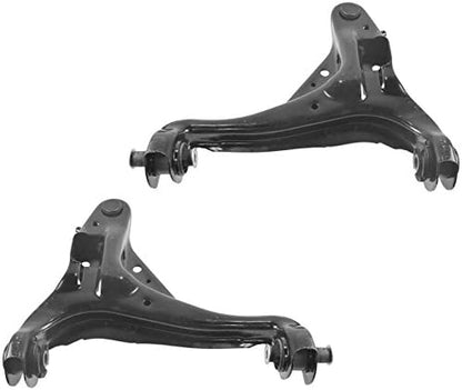 TRQ Front Upper & Lower Control Arm with Ball Joint Set Compatible with 2006-2010 Ford Explorer 2007-2010 Explorer Sport Trac Mercury Mountaineer