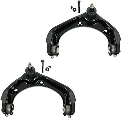 TRQ Front Upper & Lower Control Arm with Ball Joint Set Compatible with 2006-2010 Ford Explorer 2007-2010 Explorer Sport Trac Mercury Mountaineer