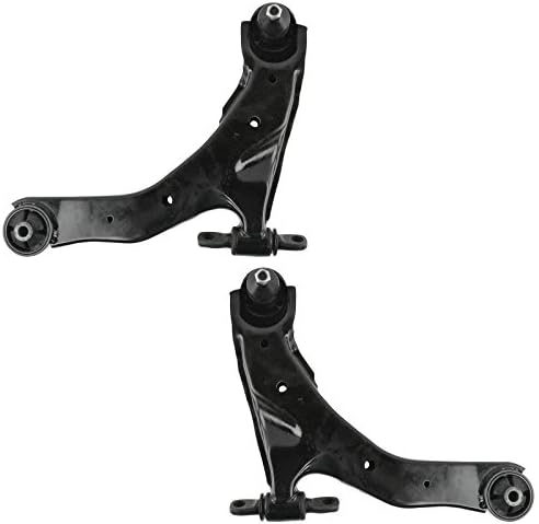 TRQ Front Lower Control Arm with Ball Joint Set Compatible with 2004-2009 Kia Spectra 2005-2009 Spectra5