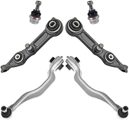 TRQ Front Lower Control Arm with Ball Joint Set Compatible with 2006 Mercedes-Benz CLS500 CLS55 AMG 2007-2011 CLS550 CLS63 AMG 2003-2009 E320 2006-2009 E350 2003-2006 E500 E55 AMG 2007-2009 E550