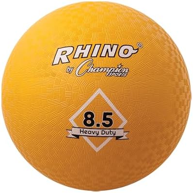 Champion Sports Playground Balls – Single Balls & Sets, Multiple Colors, Durable Nylon-Wound Construction for Kickball & Indoor/Outdoor Play