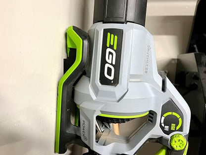 EGO 530, 615, 650, 670, 765, 880 Leaf Blower Wall Tool Mount - Allows vertical mounting of Ego Blowers with Battery Attached