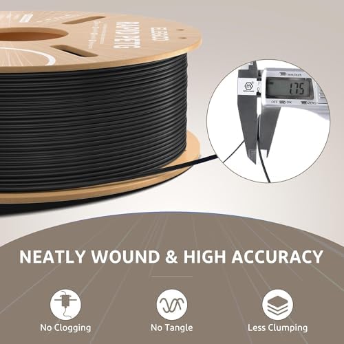 ELEGOO Rapid PETG Filament 1.75mm Blue 1KG, High Speed 30-600mm/s 3D Printer Filament Dimensional Accuracy +/- 0.02 mm, 1kg Cardboard Spool(2.2lbs) Fits for Most FDM 3D Printers