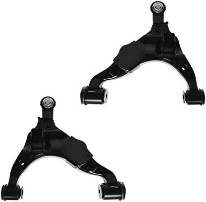 TRQ Front Lower Control Arm with Ball Joint Set Compatible with 2003-2009 Lexus GX470 Toyota 4Runner 2007-2009 FJ Cruiser