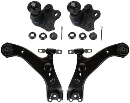 TRQ Front Lower Control Arm with Ball Joint Set Compatible with 2019-2023 Toyota RAV4 2021-2023 RAV4 Prime Venza
