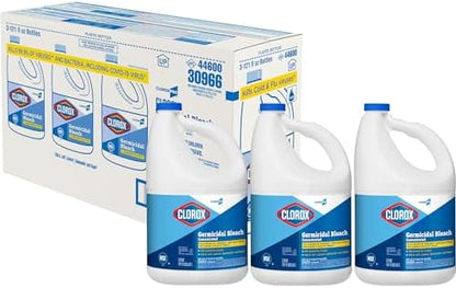CloroxPro Clorox Germicidal Bleach, 121 Ounce Bottle, Pack of 3 (Package May Vary)