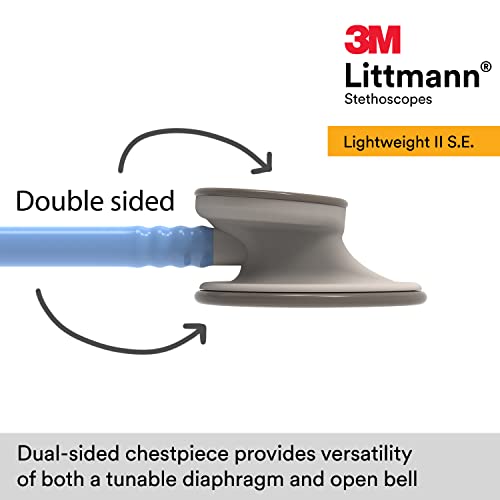 3M Littmann Lightweight II S.E. Stethoscope 2454, 28" Ceil Blue Tube