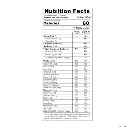 Else Nutrition Baby Cereal Stage 1 for 6 months+, Plant Protein, Organic, Whole foods, Vitamins and Minerals (Mango, 1 Pack)