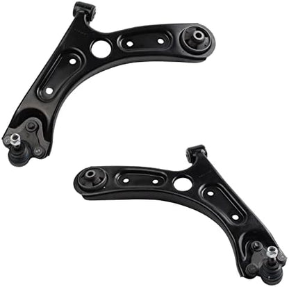 TRQ Front Lower Control Arm with Ball Joint Set Compatible with 2017-2020 Hyundai Elantra 2018-2020 Elantra GT 2019-2022 Kia Forte
