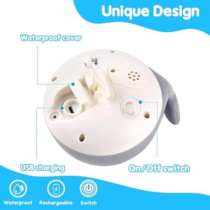Baby Boy Bath Toys, Toddler Bath Toys for Kids Ages 1-3, Light Up Whale Bath Toy Sprinkler, Pool Water Table Infant Baby Toys 6-12-18 Months, Bathtub Fountain Toy Boys 1st Birthday 1 2 3 Gifts