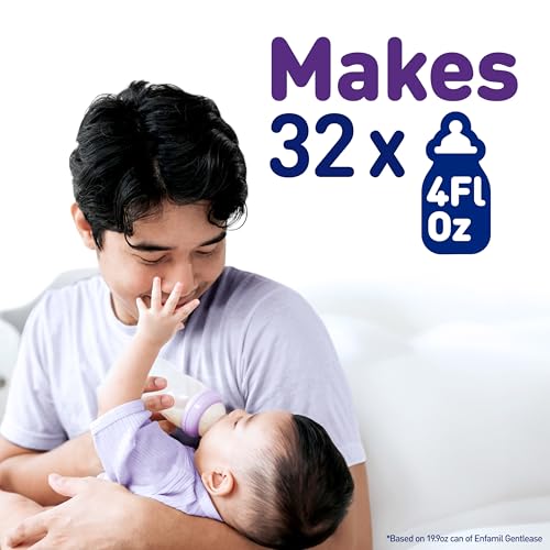Enfamil Gentlease Baby Formula, Reduces Fussiness, Gas, Crying and Spit-up in 24 hours, DHA & Choline to support Brain development, Value Powder Can, 19.9 Oz
