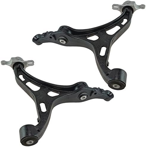 TRQ Front Lower Control Arm Set Compatible with 2011-2015 Dodge Durango Jeep Grand Cherokee