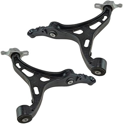 TRQ Front Lower Control Arm Set Compatible with 2011-2015 Dodge Durango Jeep Grand Cherokee