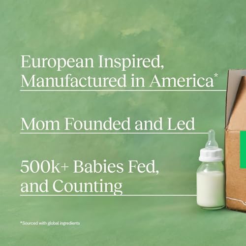Bobbie Whole Milk, Grass Fed Infant Formula with Iron, Plant Based DHA and ARA, Vitamin D and Protein Blend Modeled After Breast Milk, For Newborn Baby to 12 Month Old, 14.1 oz, 5 Pack