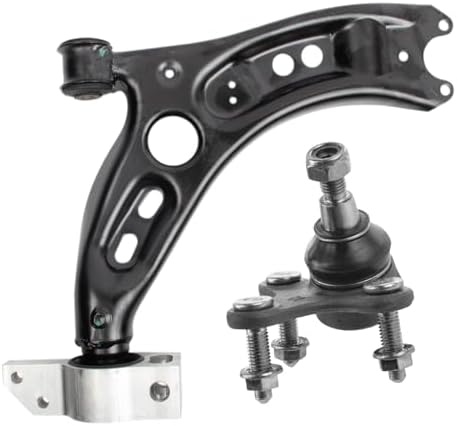TRQ Front Lower Control Arm with Ball Joint Set Passenger Side 2 Pieces Compatible with 2010-2017 Volkswagen Tiguan 2017-2018 Volkswagen Tiguan Limited
