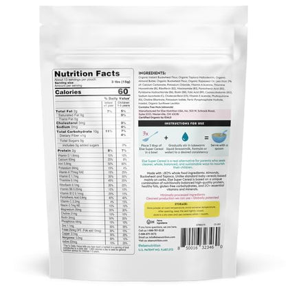Else Nutrition Baby Cereal Stage 1 for 6 months+, Plant Protein, Organic, Whole foods, Vitamins and Minerals (Original, 3 Pack)