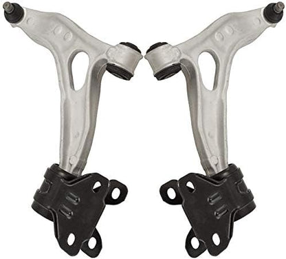 TRQ Front Lower Control Arm with Ball Joint Set Compatible with 2013-2018 Ford C-Max 2012-2018 Focus