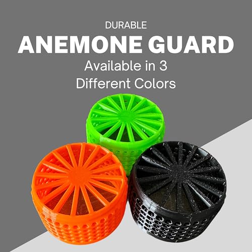 Anemone Guard For Hygger Mini Wave Maker hygger 1600 GPH 14w - PROTECT YOUR ANEMONE AND INVERTS WITH THIS ANEMONE GUARD - MADE WITH FISH SAFE PLASTIC *ORANGE*