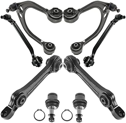 TRQ Front Control Arm with Ball Joint Set Compatible with 2005-2010 Chrysler 300 2008-2010 Dodge Challenger 2006-2010 Charger 2005-2008 Magnum