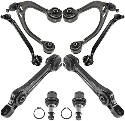TRQ Front Control Arm with Ball Joint Set Compatible with 2005-2010 Chrysler 300 2008-2010 Dodge Challenger 2006-2010 Charger 2005-2008 Magnum