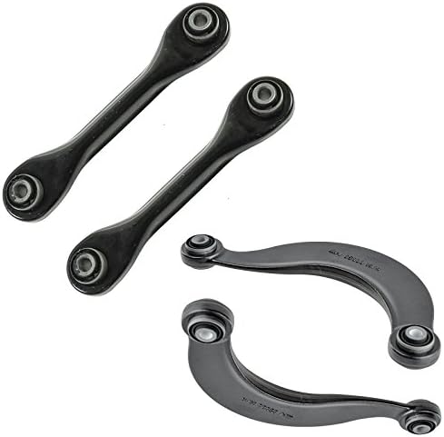 TRQ Rear Control Arm Set Compatible with 2014-2018 Ford C-Max 2000-2018 Focus 2004-2013 Mazda 3 2006-2014 5 2008-2013 Volvo C30 2006-2013 C70 2004-2011 S40 2005-2011 V50 MA5512100