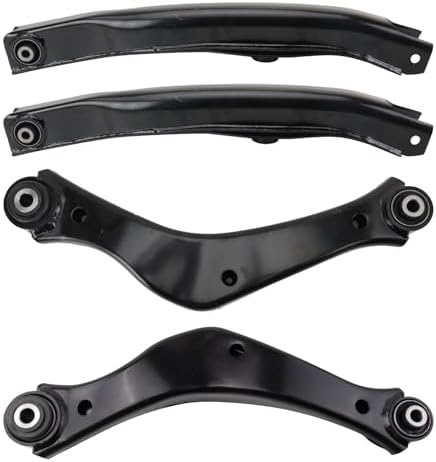 TRQ Rear Control Arm Set Compatible with 2013-2016 Buick LaCrosse 2013-2017 Regal 2014-2020 Chevrolet Impala 2013-2015 Malibu 2016 Malibu Limited