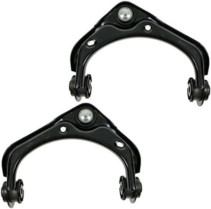 TRQ Front Upper & Lower Control Arm with Ball Joint Set Compatible with 2006-2010 Ford Explorer 2007-2010 Explorer Sport Trac Mercury Mountaineer