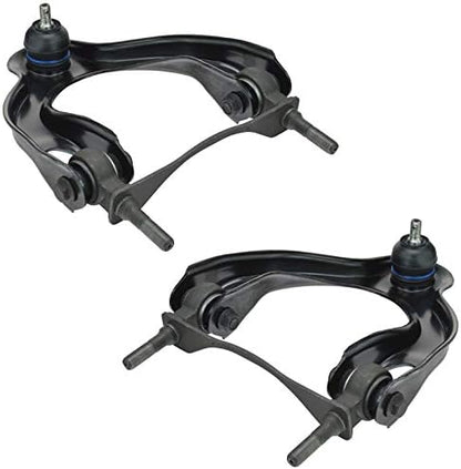TRQ Front Upper Control Arm with Ball Joint Set Compatible with 1994-2001 Acura Integra 1992-1995 Honda Civic 1993-1997 Civic del Sol
