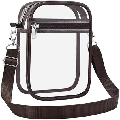USPECLARE Clear Purse Stadium Approved CrossBody Bag for Men and Women