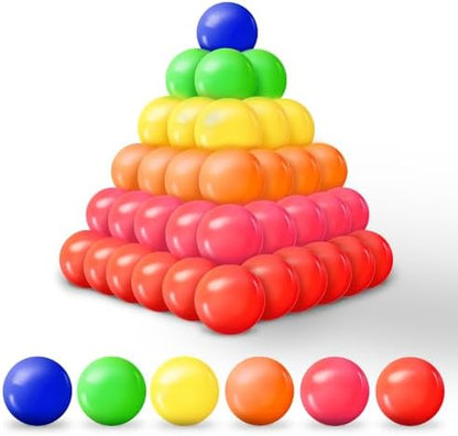 Play Balls for Ball Pit, Plastic Crush Proof, Phthalate & BPA Free, Assorted Colors. (1000 Balls)