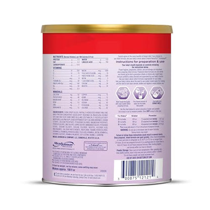 Enfamil NeuroPro Gentlease Baby Formula, Brain Building DHA, HuMO6 Immune Blend, Designed to Reduce Fussiness, Crying, Gas & Spit-up in 24 Hrs, Prebiotics to Promote Softer Stools, Baby Milk, 27.4 Oz