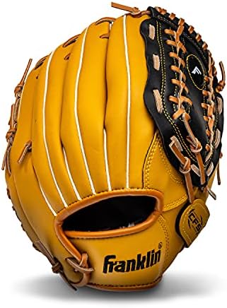 Franklin Sports Baseball and Softball Glove - Fieldmaster Adult + Youth Baseball Gloves - Men's + Women's Infield + Outfield Mitt