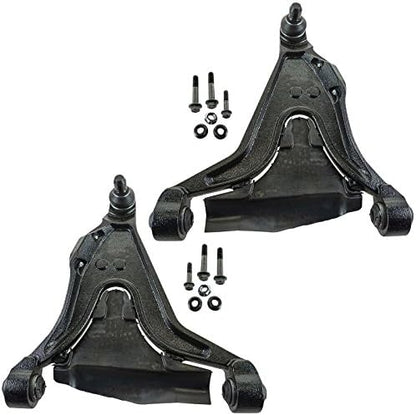TRQ Front Lower Control Arm with Ball Joint Set Compatible with 1993-1997 Volvo 850 1998-2000 S70 V70