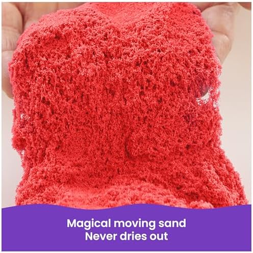Kinetic Sand, 6lbs Mega Mixin’ Bag with Red, Yellow & Blue Play Sand, Sensory Toys for Kids & Classroom, Back to School Teacher Must Haves (Packaging May Vary)