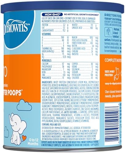 Good Start | Dr. Browns Gentle Pro, Baby Formula Powder, For Sensitive Tummies, Easy Digestion and Softer Poops, Infant Formula with Probiotics, DHA, Non-GMO