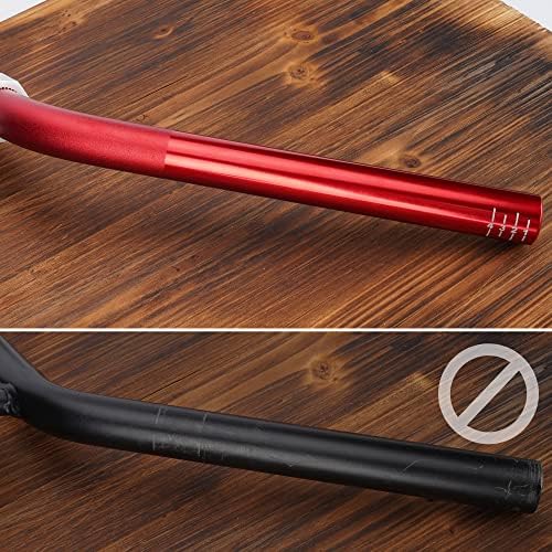 Universal 7/8 Inch 22mm Dirt Bike Handlebars, Upgraded Pit Bike Handlebar with Foam Pad for Motocross CRF YZF KXF KLX RMZ DRZ Pit Dirt Bike ATV Quad - Red