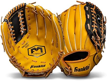 Franklin Sports Baseball and Softball Glove - Fieldmaster Adult + Youth Baseball Gloves - Men's + Women's Infield + Outfield Mitt