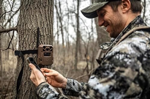 Moultrie Edge 2 Cellular Trail Camera - Auto Connect Nationwide 4G LTE - On Demand 36MP Photo - 1080P Video with HD Audio - 100 Ft Detection Range - Low Glow Flash