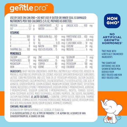 Good Start | Dr. Brown’s Gentle Pro, Baby Formula Powder, For Sensitive Tummies, Easy Digestion and Softer Poops, Infant Formula with Probiotics, DHA, Non-GMO, 20 Ounce