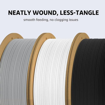 ELEGOO PLA Plus Filament 1.75mm Orange 1KG, PLA+ Tougher and Stronger 3D Printer Filament Dimensional Accuracy +/- 0.02mm, 1kg Spool(2.2lbs) Fits for Most FDM 3D Printers