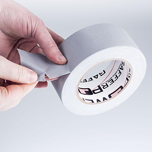 Gaffer Power Real Professional Grade Grey Gaffer Tape, Made in The USA, Heavy Duty Gaffers Tape, Non-Reflective, Multipurpose. 2 Inches x 30 Yards.