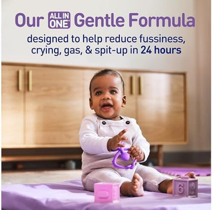 Enfamil NeuroPro Gentlease Baby Formula, Infant Formula Nutrition, Brain and Immune Support with DHA, Proven to Reduce Fussiness, Crying, Gas and Spit-up in 24 Hours, Liquid Bottle, 2 Oz, 48 Total