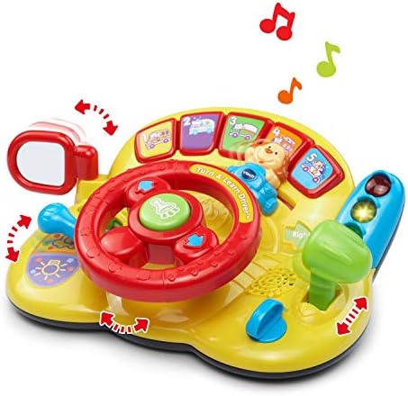 VTech Turn and Learn Driver (Frustration Free Packaging), Yellow