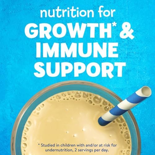 PediaSure Grow & Gain with Immune Support, 27 Vitamins & Minerals for Kids, 7g Protein, Non-GMO, Gluten-Free, Banana, 8-fl-oz Bottle, Pack of 24
