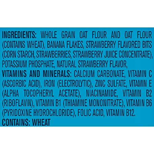 Gerber Stage 3 Baby Food, Oatmeal Banana Strawberry Cereal, Whole Grains, Iron, Baby Oatmeal Cereal, 6-Pack